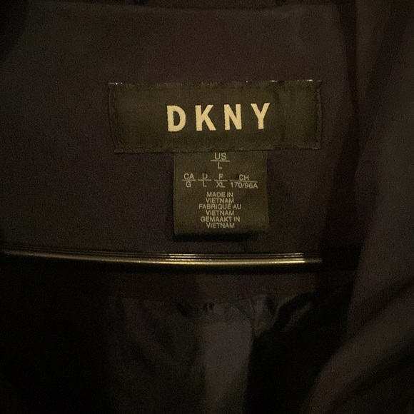 NWOT DKNY Womens Down Puffer Long Coat L $250 - Picture 3 of 4